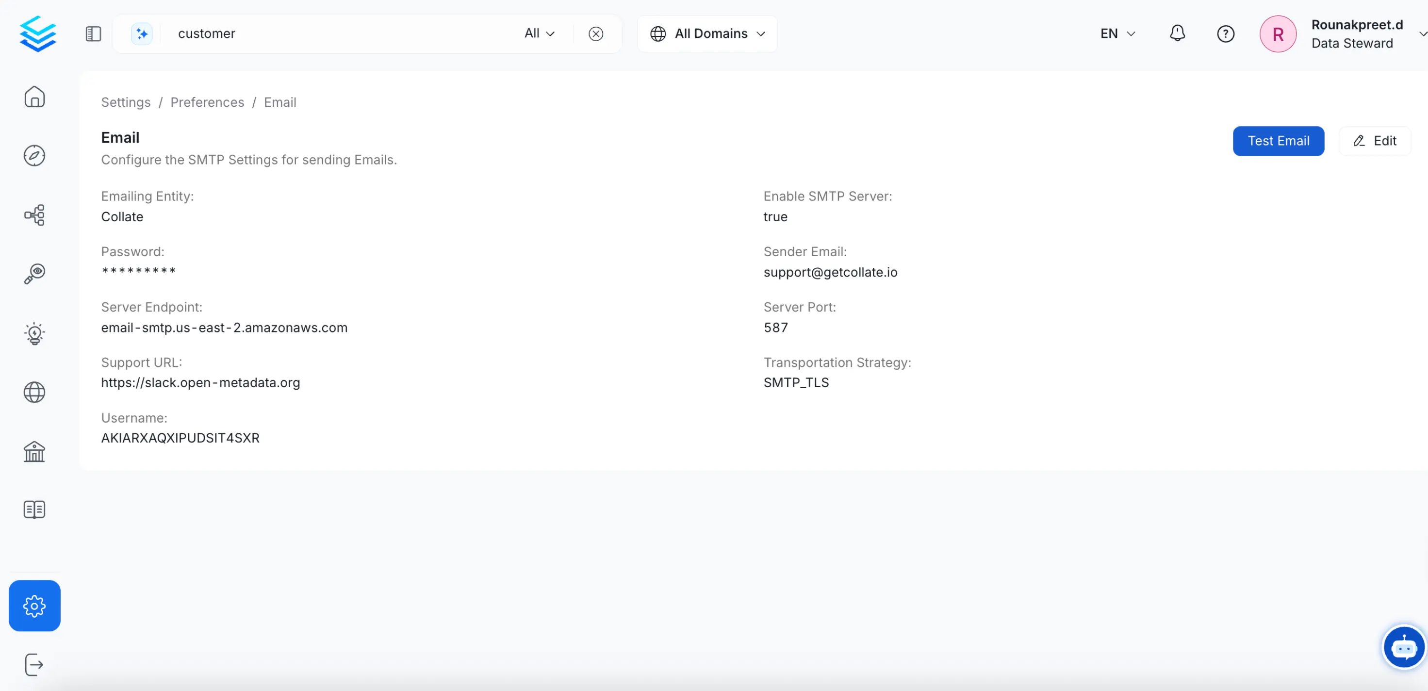 Email Configuration